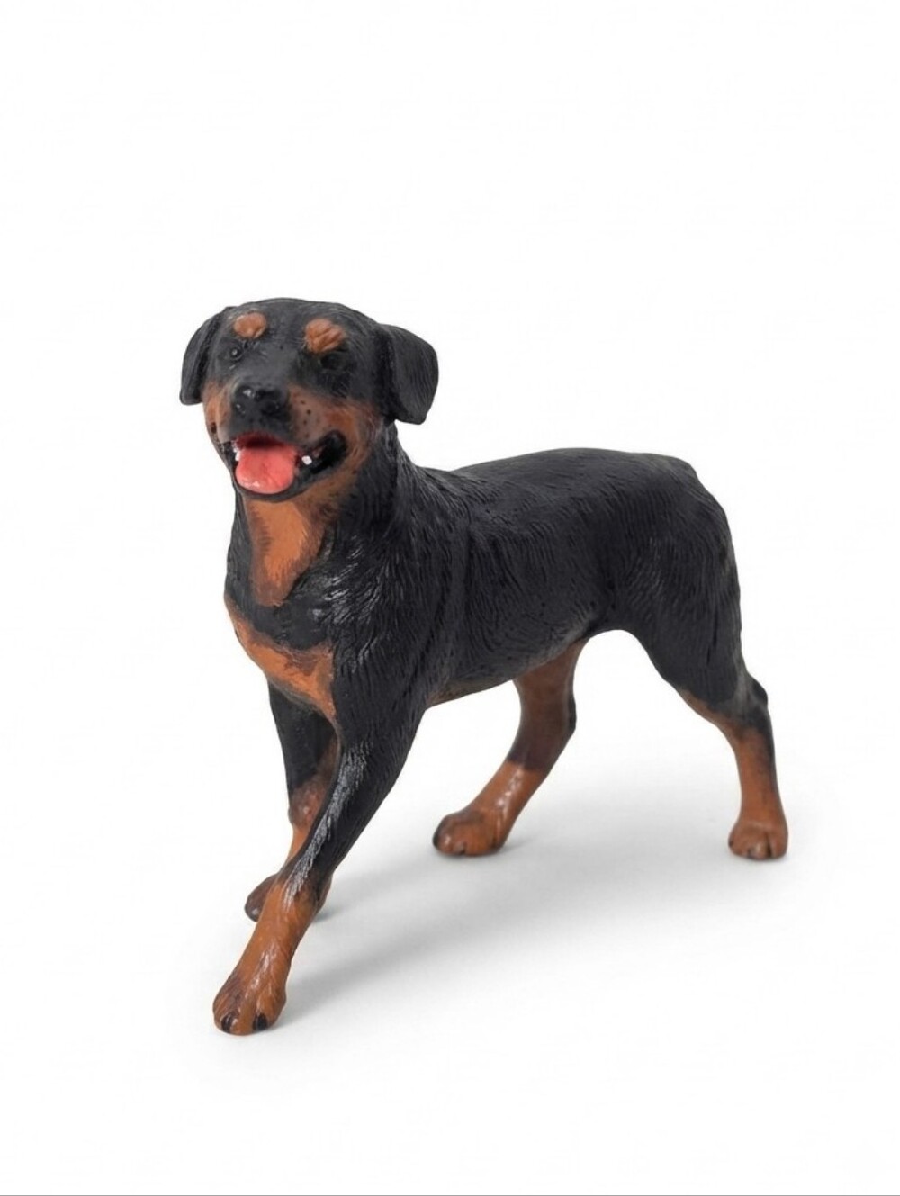 Vintage Breyer Animal Companions Rottweiler Dog Figurine Black & Tan Collectible